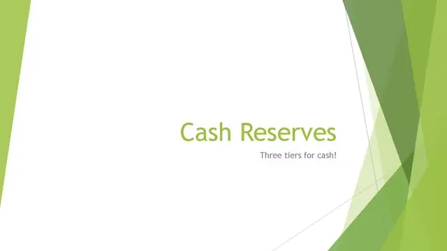 Cash Reserve Planning