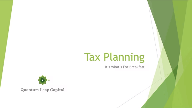 Tax Planning 2021