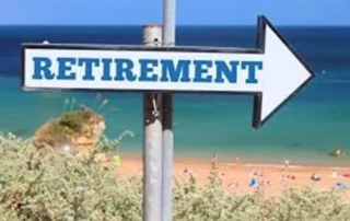 retirement sign